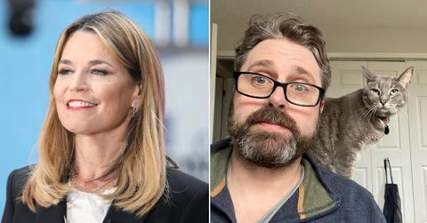 Photo of Savannah Guthrie and Mark Orchard