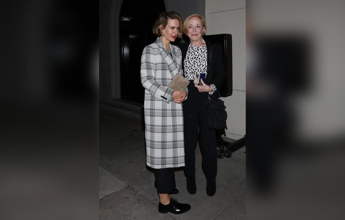 //sarah paulson and holland taylor enjoy date night