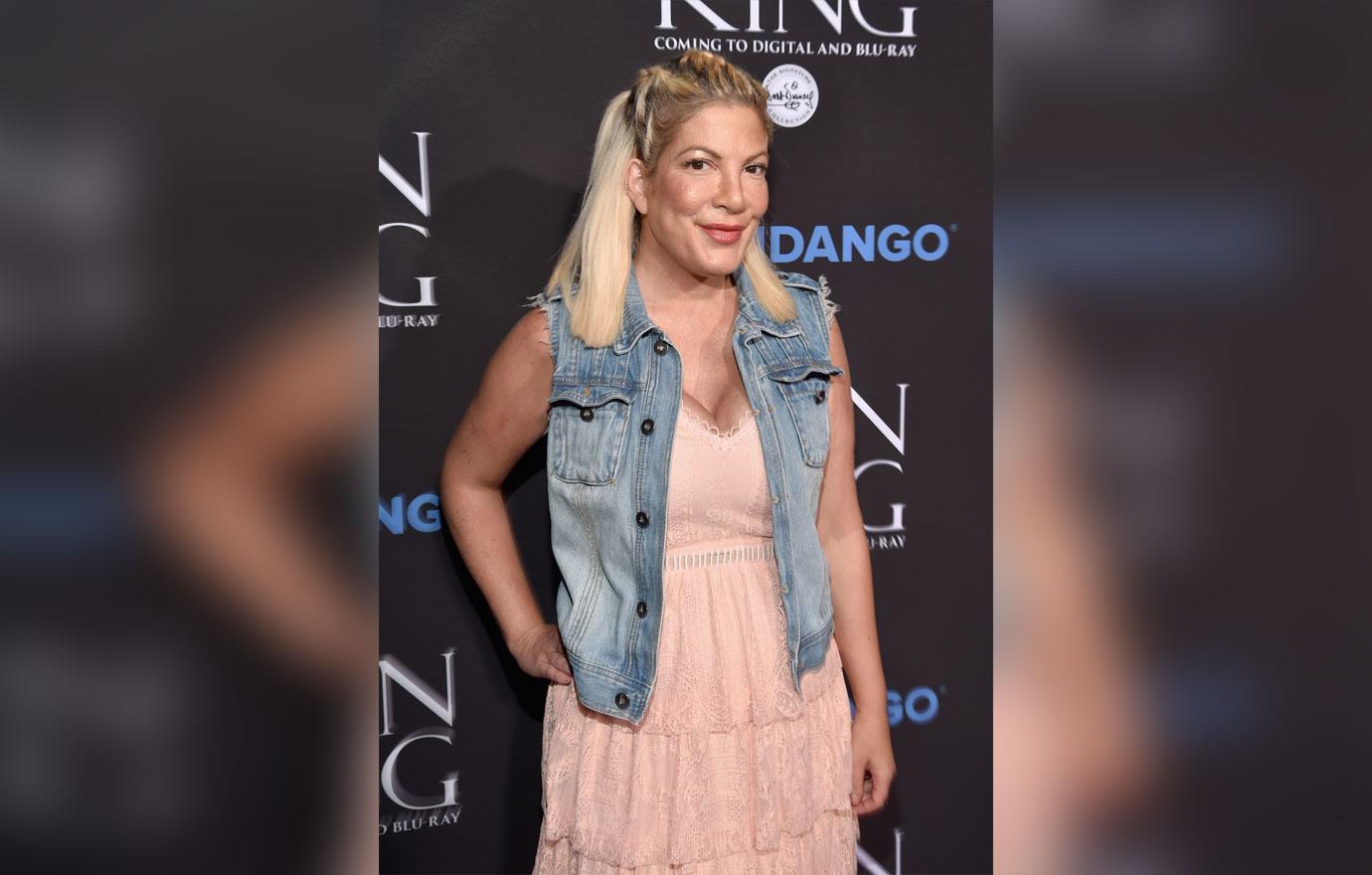 Tori Spelling And Dean McDermott Attend Red Carpet During Financial Hard Times