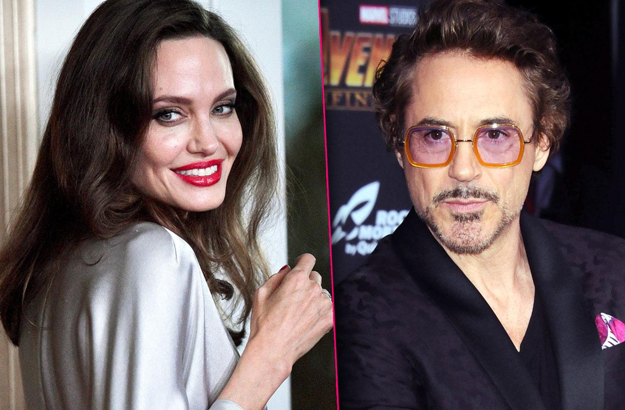 //Angelina Jolie and Robert Downey jr crush pp