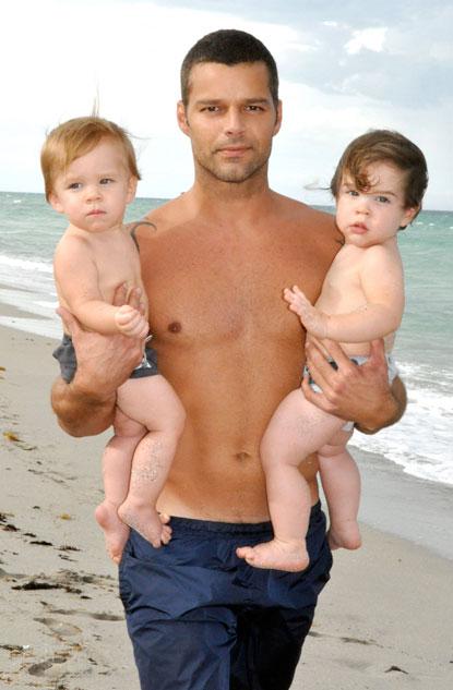 //ricky martin adopted children