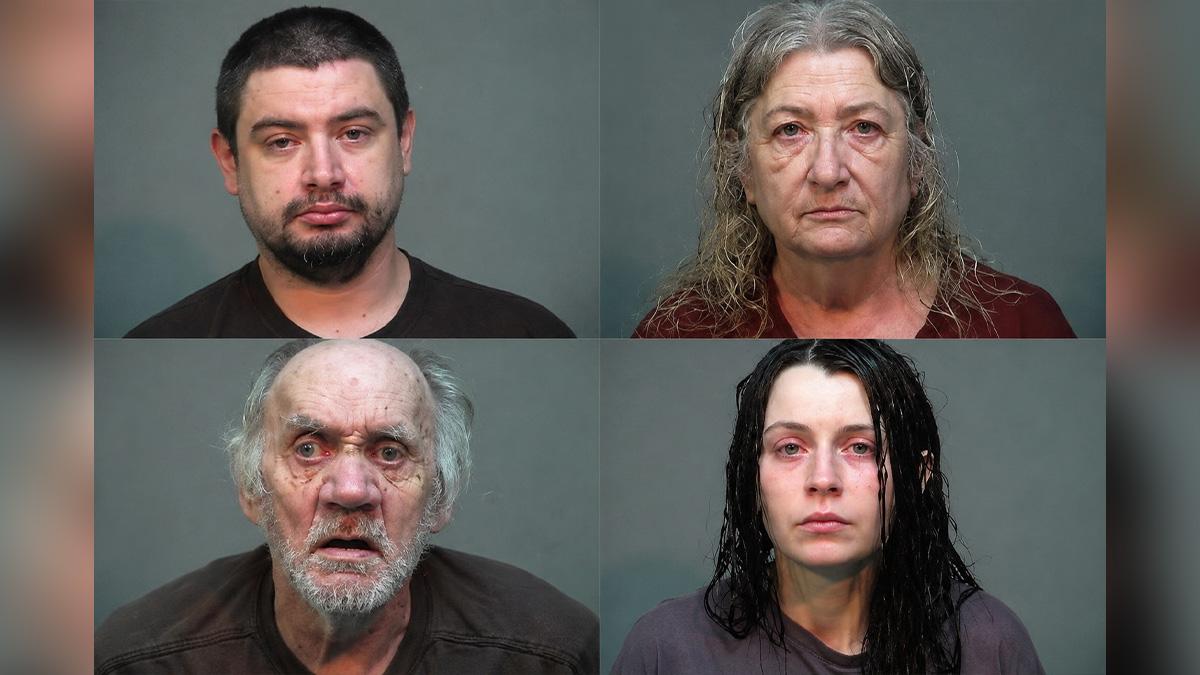 Top, L-R: Gary Sider Jr., Christina Siders. Bottom, L-R: Gary Siders Sr., Elizabeth Siders.