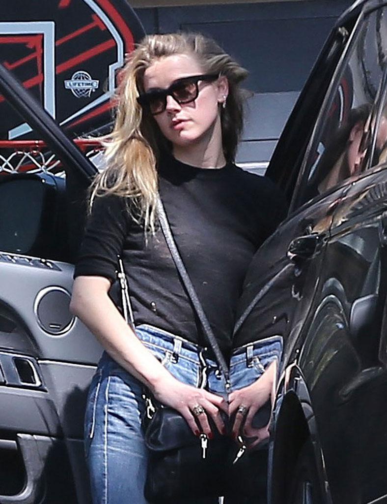 Amber Heard Johnny Depp Domestic Abuse Church Crying