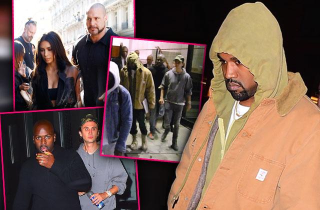 //kim kardashian paris robbery bodyguard security Kanye west pp