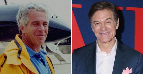 split image of Jeffrey Epstein and Dr. Oz