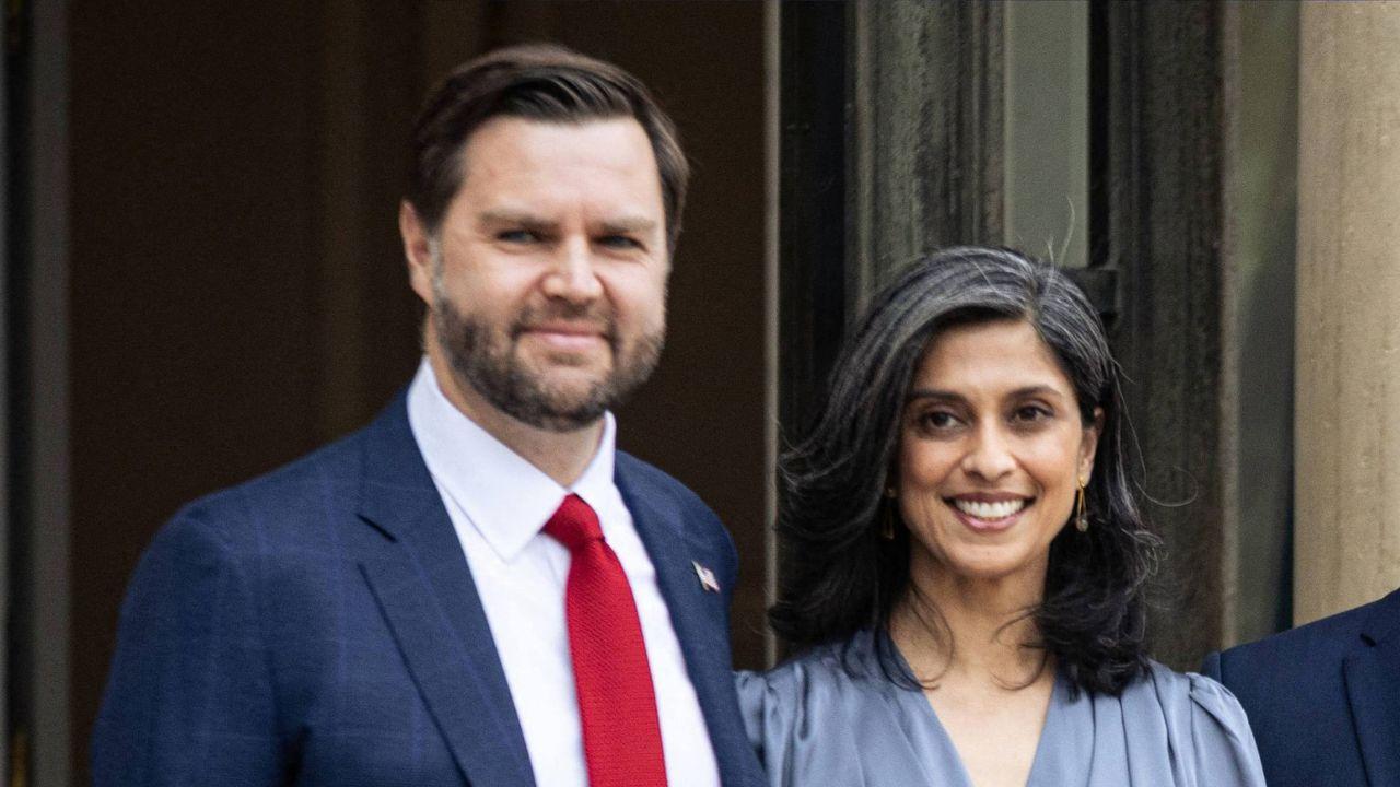 picture of JD Vance and Usha Vance
