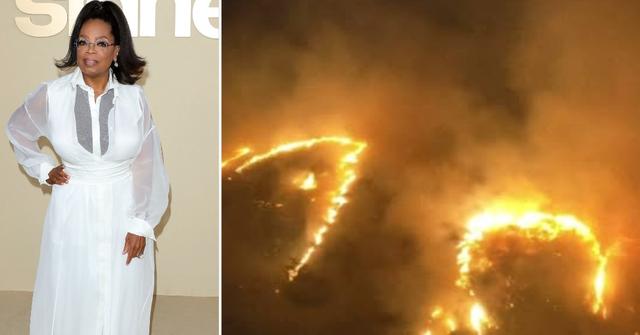 oprah winfrey land in maui nearby fires pp