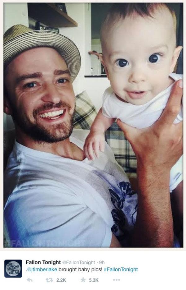 //justin timberlake baby silas photos