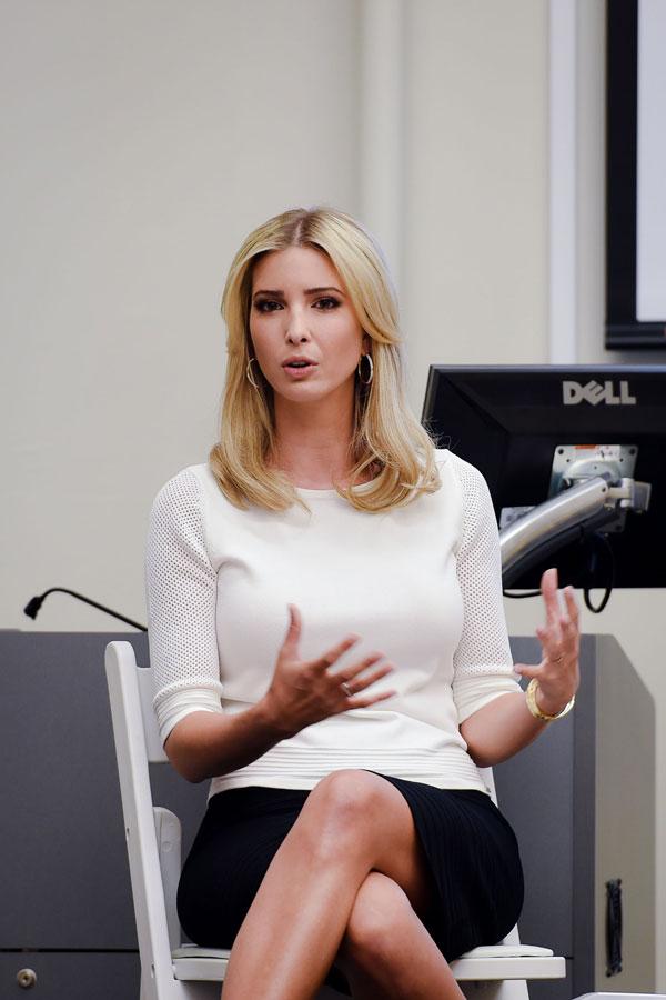 //Ivanka Trump presents Women Who Work at the Inagural Accessories Council Summit moderated by Marie Claire Editor in Chief Anne Fulenwider