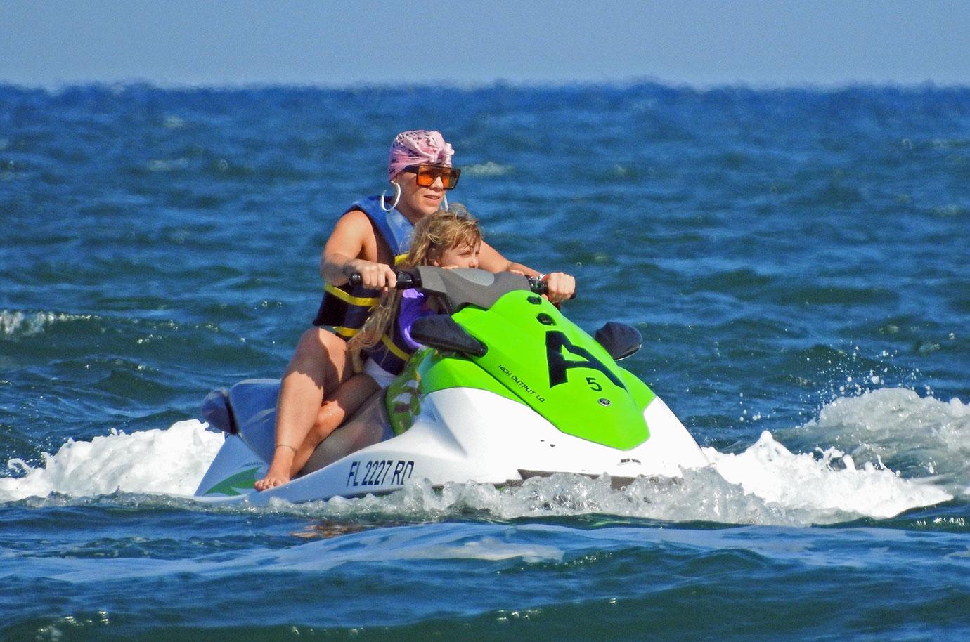 Pink Husband Family Beach