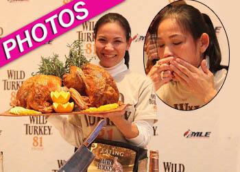 //sonya thomas turkey eating winner wenn