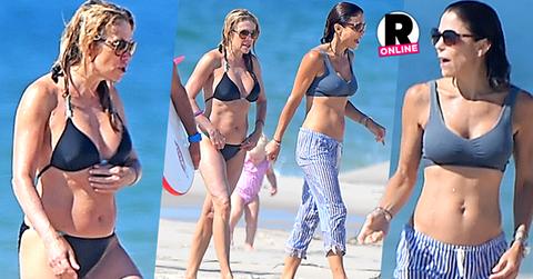 Bethenny Frankel Ramona Singer Bikini Hamptons