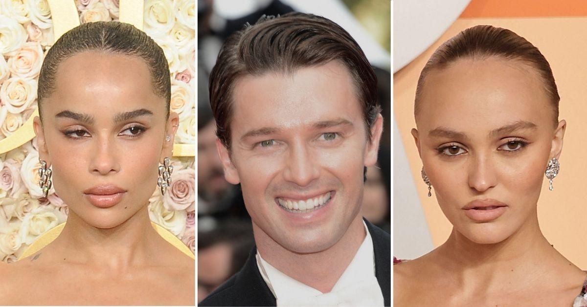 Photo of Patrick Schwarzenegger, Lily Rose Depp, and Zoe Kravitz