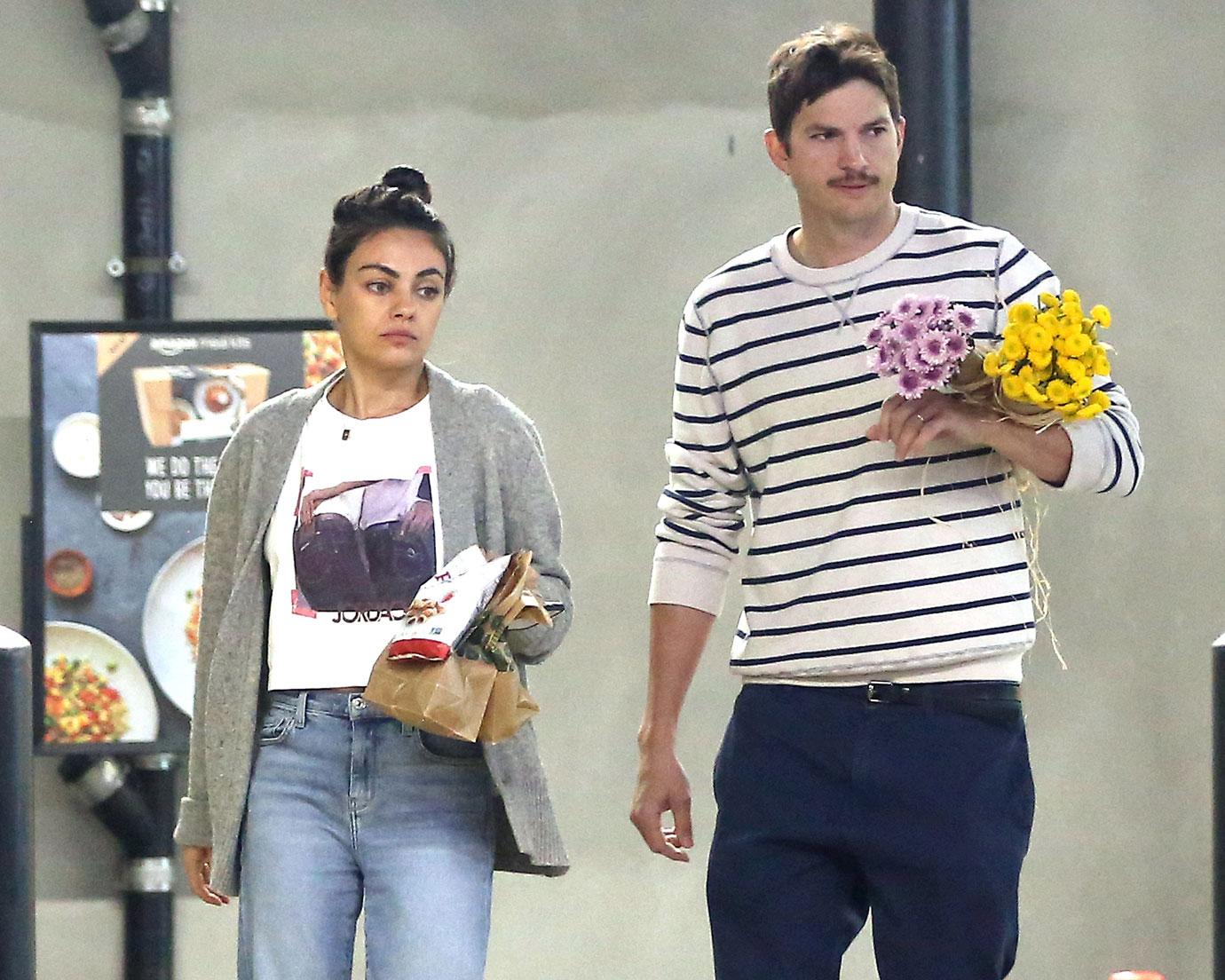 Ashton Kutcher & Mila Kunis On Date After Demi Moore Accusations