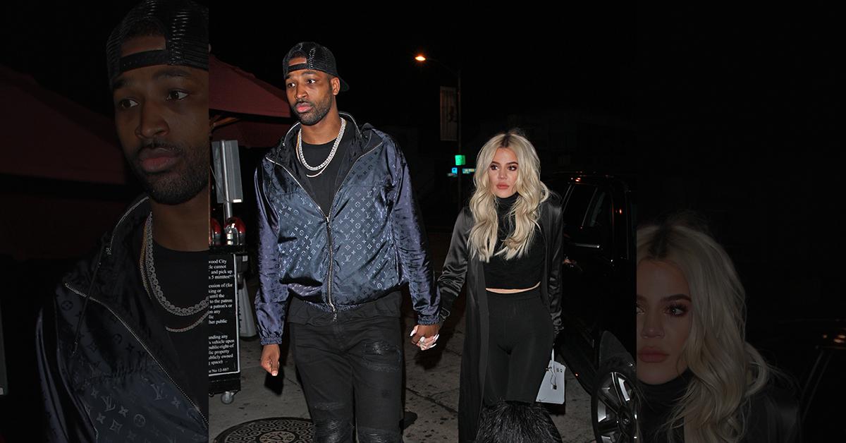 the kardashians staged amily meeting tristan thompson paternity scandal