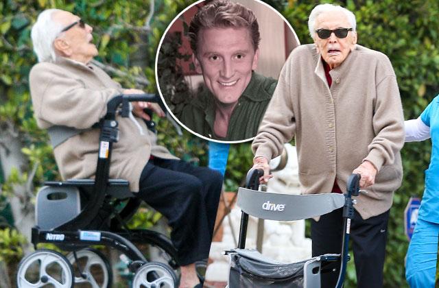 Still Wheeling & Dealing! Actor Kirk Douglas Steps Out On Eve Of ...