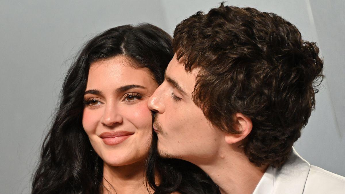 picture of Timothee Chalamet and Kylie Jenner
