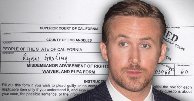 //ryan gosling dui arrest pp