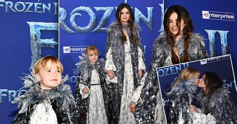 Selena Gomez & Sister Wear Matching Outfits To ‘Frozen’ Premiere