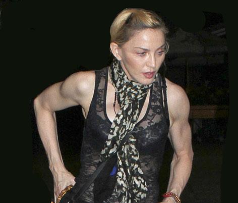 Strike A Pose! 54-Year-Old Madonna Exposes Her Muscles, Flaunts Sheer Vest