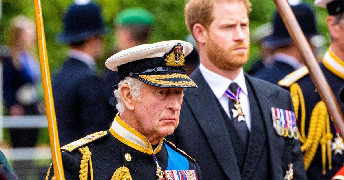 Photo of Prince Harry and King Charles