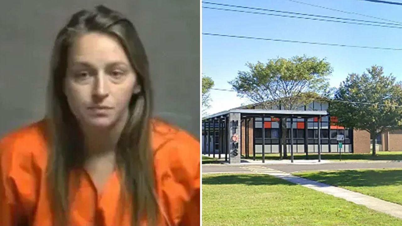 The middle school teacher has no prior criminal record.