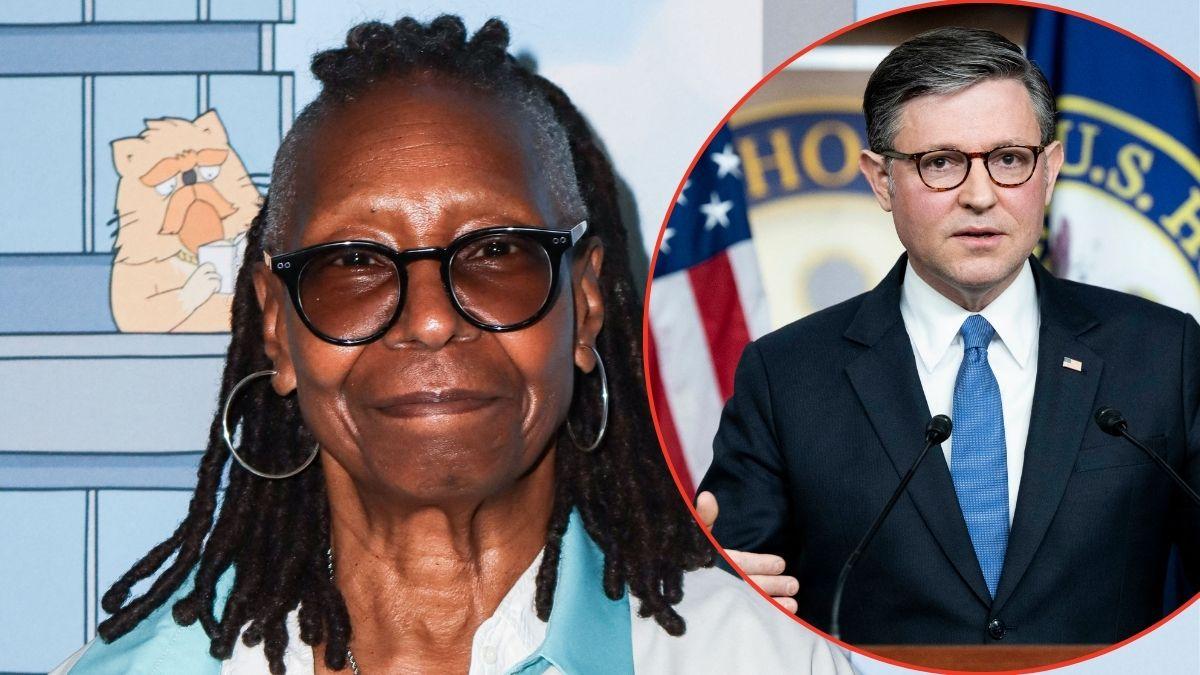 Whoopi Goldberg apologized after criticizing Mike Johnson.