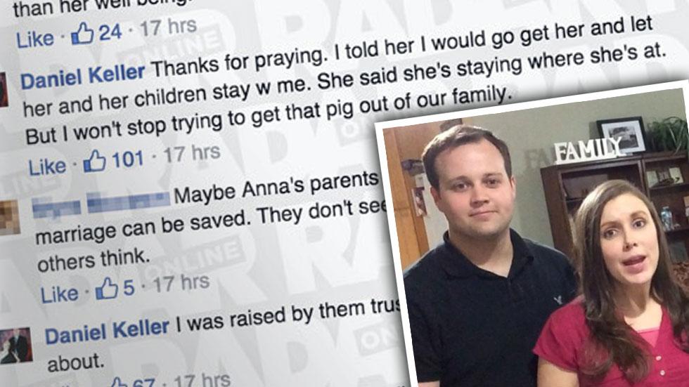 Anna Duggar's Brother Daniel Keller Slams Disgraced Cheater Josh, Begs