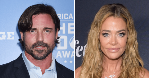 Split photo of Aaron Phypers, Denise Richards
