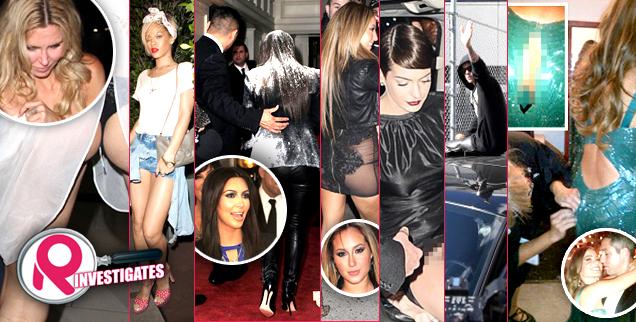 //walk of shame celebrities busted most embarrassing kim kardashian brandi glanville rihanna photos wide