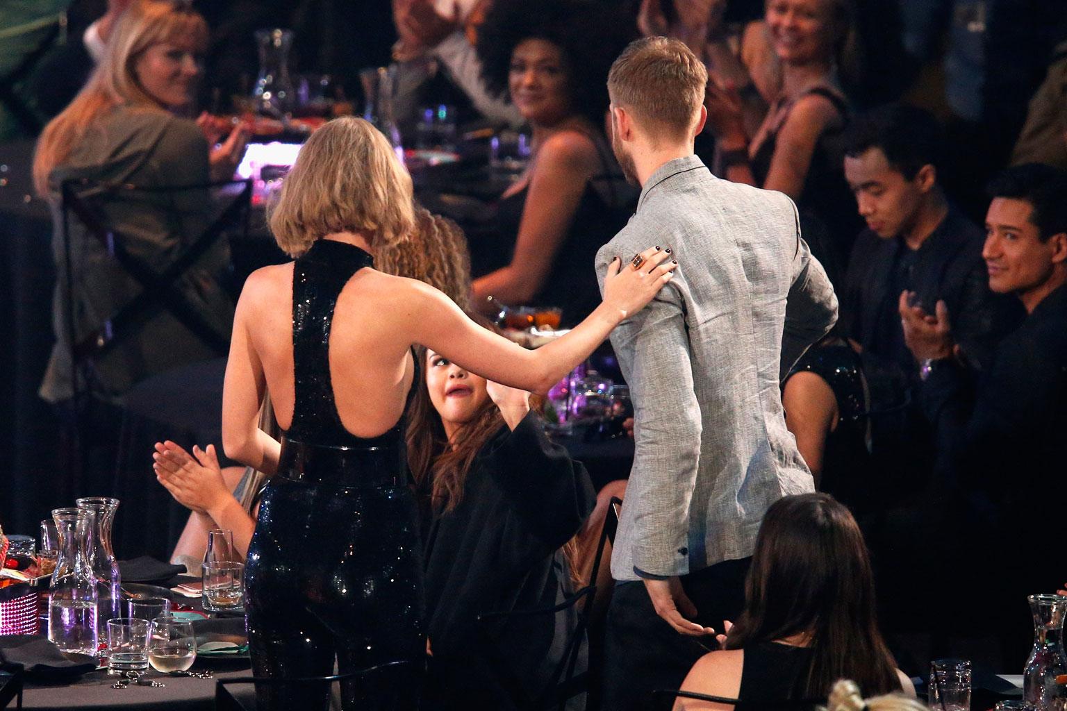 Taylor Swift Calvin Harris Breakup Rumors Awkward Heart Radio Awards