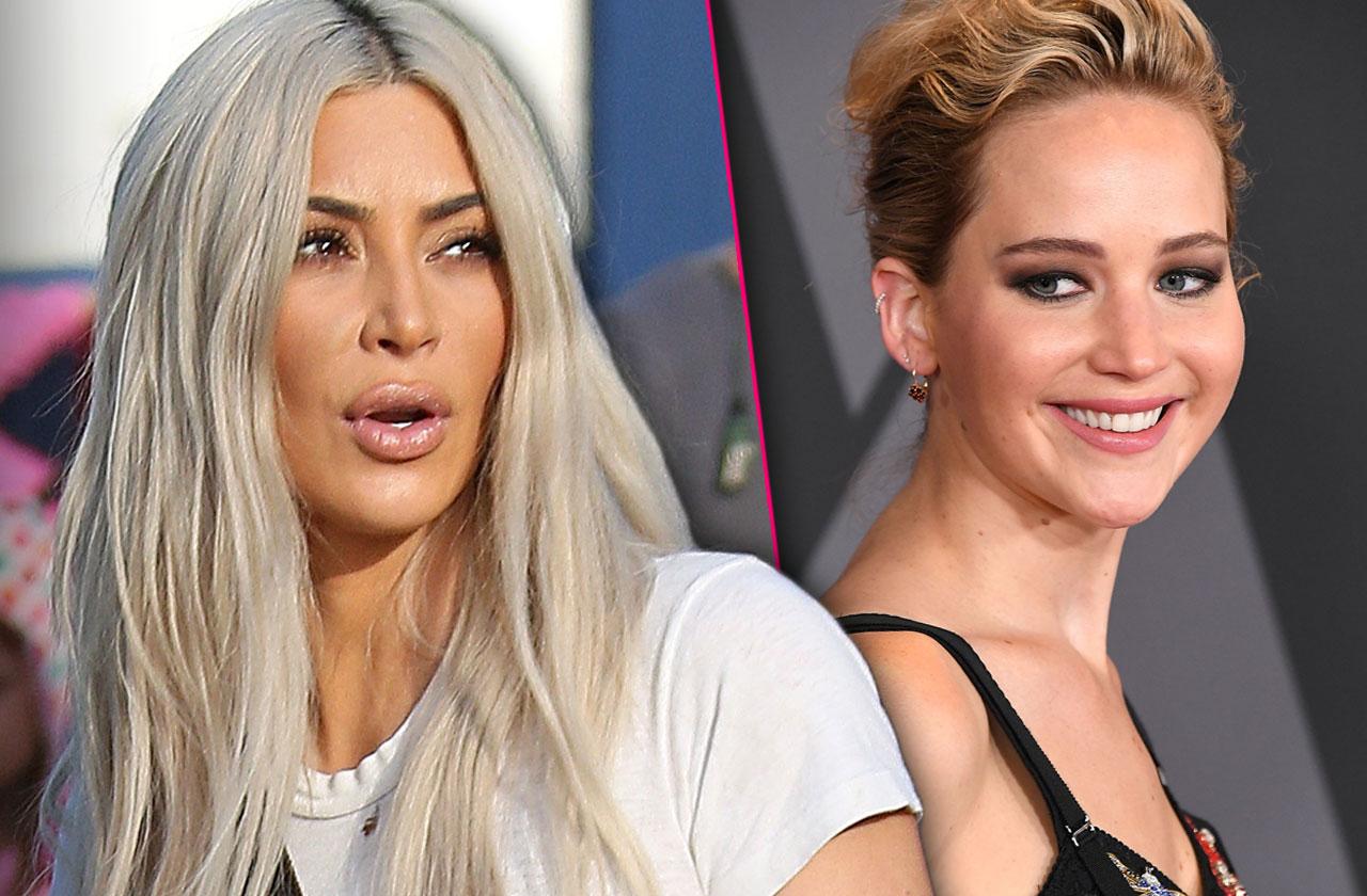 kim kardashian jealous jennifer lawrence feud