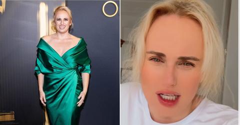 Split photo of Rebel Wilson