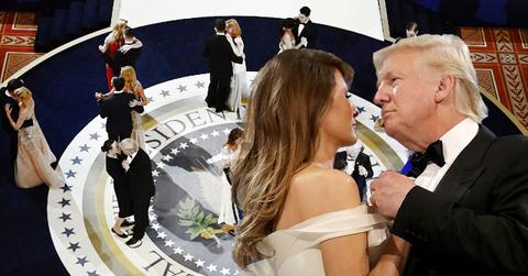 President Donald Trump Melania Inaugural Balls Pics
