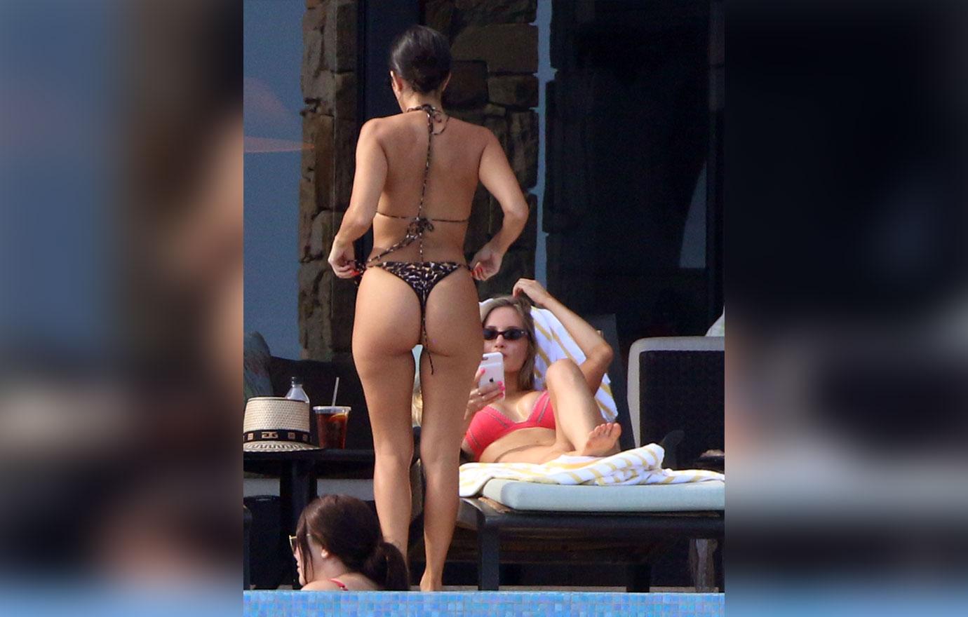 Kourtney Kardashian Thong Bikini Cabo