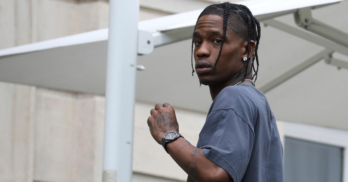 travis scott harassed by protestor outside texas mansion astroworld deaths lawsuit pp