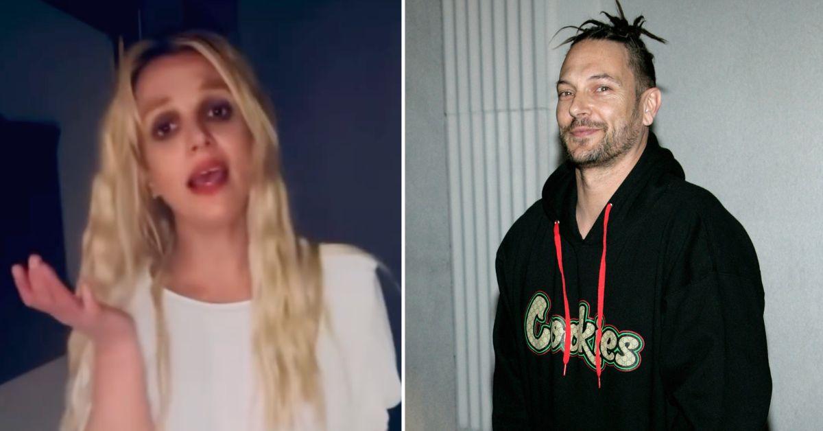 Composite photo of Britney Spears and Kevin Federline