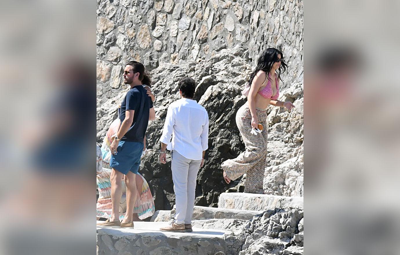 Kylie Shines In Revealing Bikini Top During Family Lunch In Italy