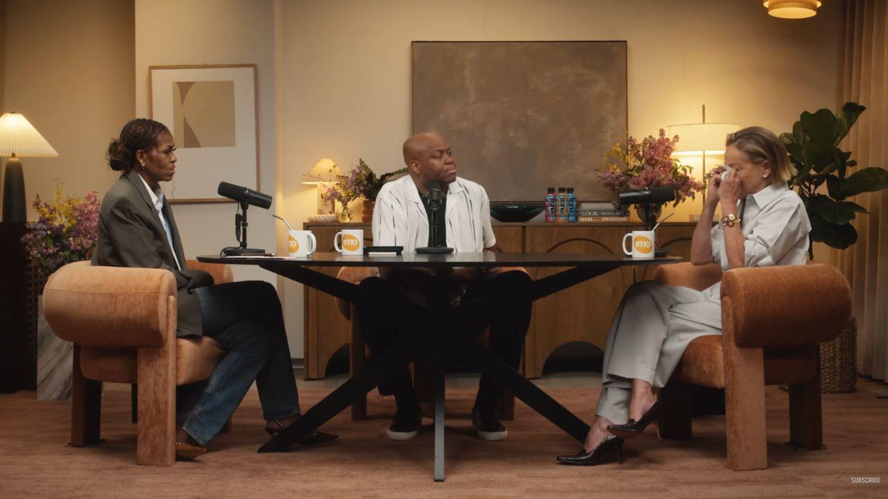Photo of Michelle Obama, Craig Robinson, Sharon Stone
