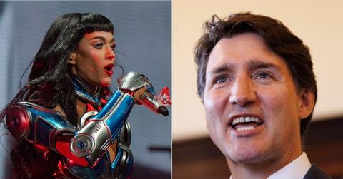 Picture of Katy Perry and Justin Trudeau