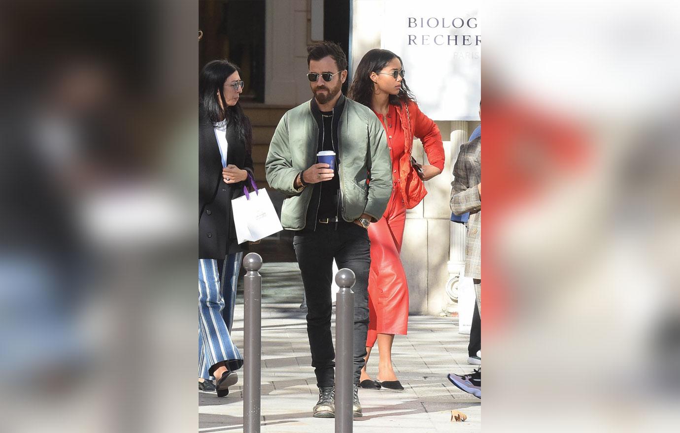 Justin Theroux Date Laura Harrier Paris