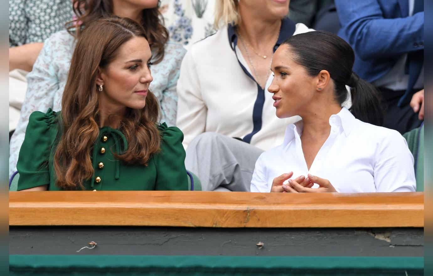 Meghan And Kate Try To Bury Feud Rumors Wimbledon