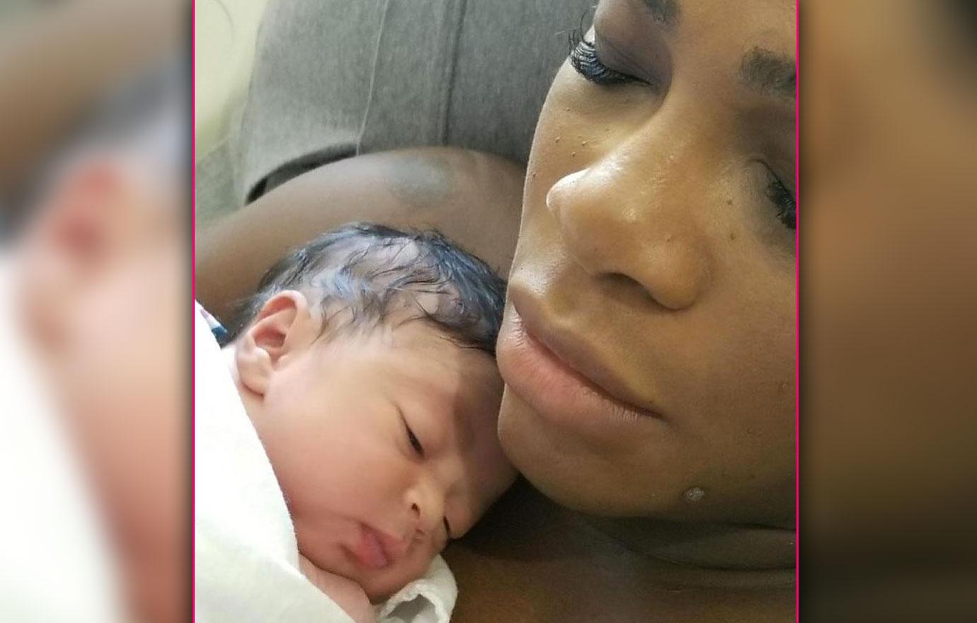 Serena Williams Shares New Photo Of Baby Girl