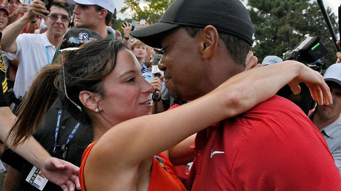 Tiger Woods Wins Masters Girlfriend Erica Herman Celebrates Victory