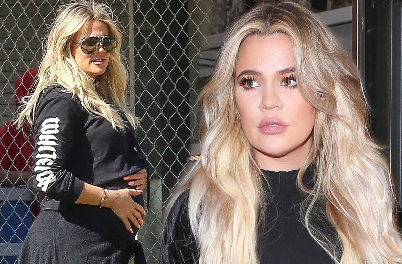 pregnant khloe kardashian c section birth