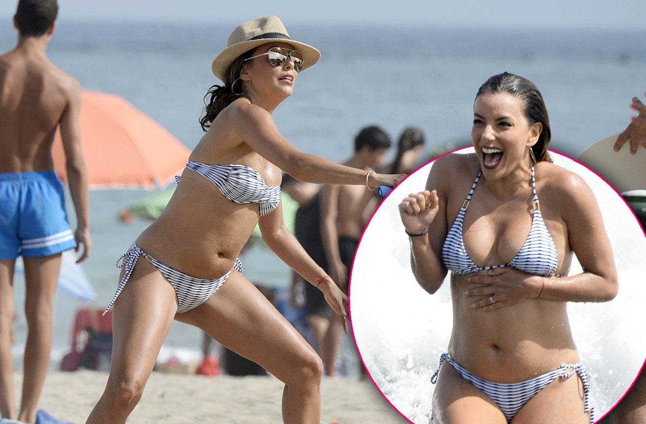 Eva Longoria Eats 3 000 Calories A Day As Weight Balloons   Sexy Eva Longoria Calories Bikini Pp 