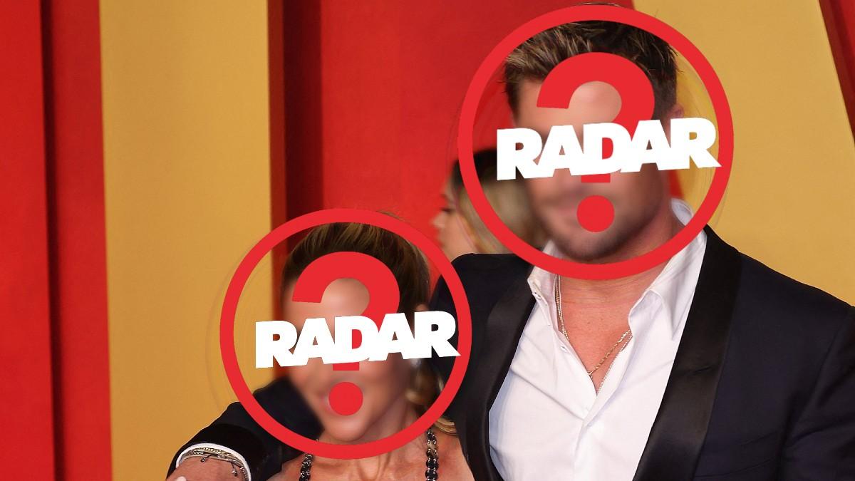 Blurred photos of Chris Hemsworth and Elsa Pataky