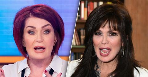 Sharon Osbourne Looking Angry Split With Marie Osmond Looking Upset
