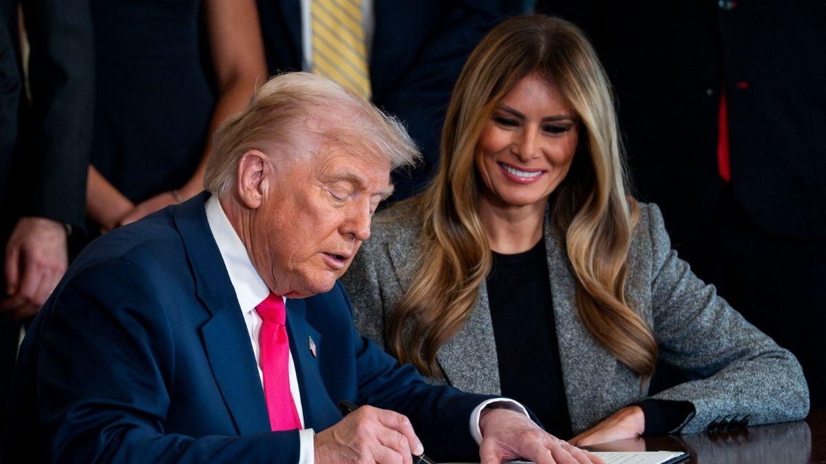 Photo of Donald Trump, Melania Trump