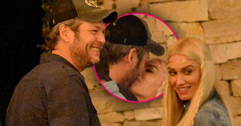 //blake shelton gwen stefani dating kiss pp